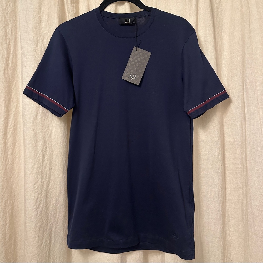 Dunhill Fitted Navy Tee